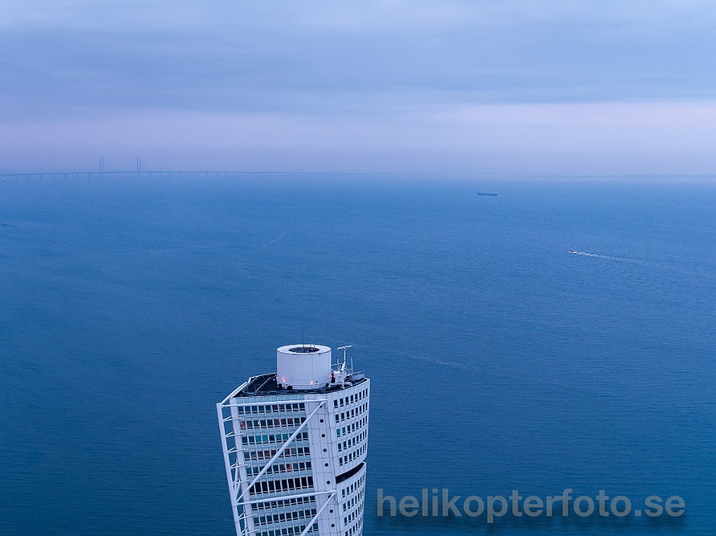 TURNING TORSO, flygfoto